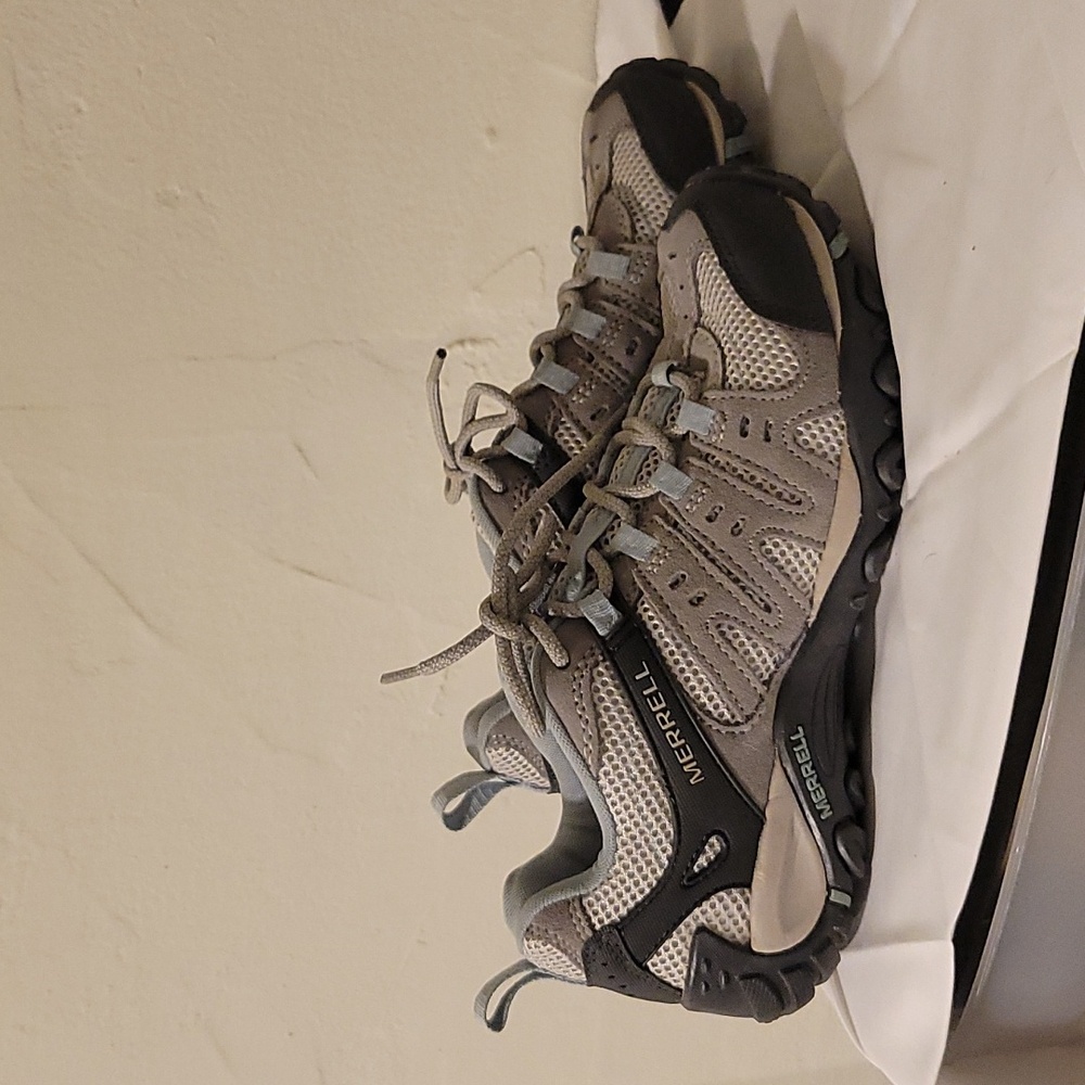 Merrell, wild dove/cloud blue, size 8, hiking shoes